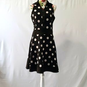 NWT Black and White Polka Dot Dress
